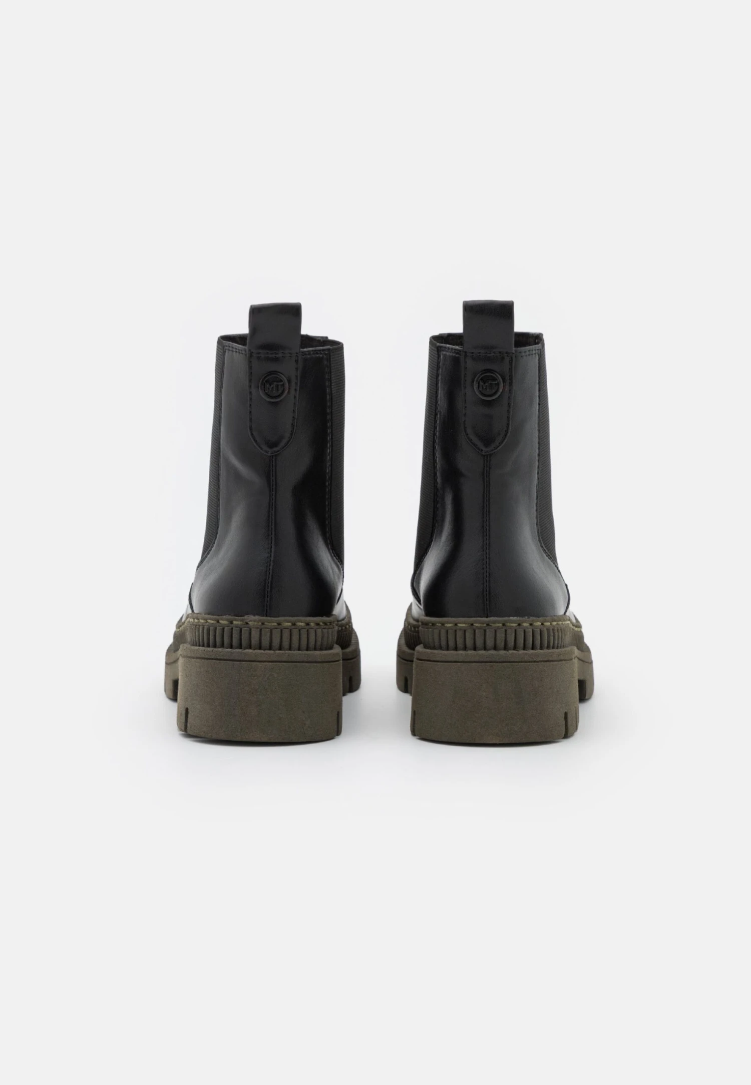 Marco Tozzi Bottines À Plateau - Black/Khaki 4 Marco Tozzi Bottines À Plateau - Black/Khaki – Image 4