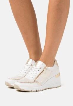 Marco Tozzi Baskets Basses - White/Gold