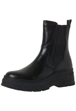 Marco Tozzi Chelsea - Bottines À Plateau - Black Nappa