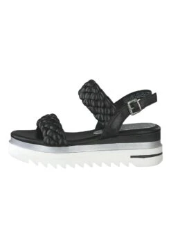 Marco Tozzi Sandales À Plateforme - Black Antic