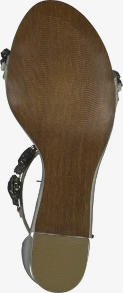 Marco Tozzi Sandales à Talons Sandales Femme Ivoire -Chaussures Élégance Vente 703904c1a4fc00c05e2feca1036a1b6a