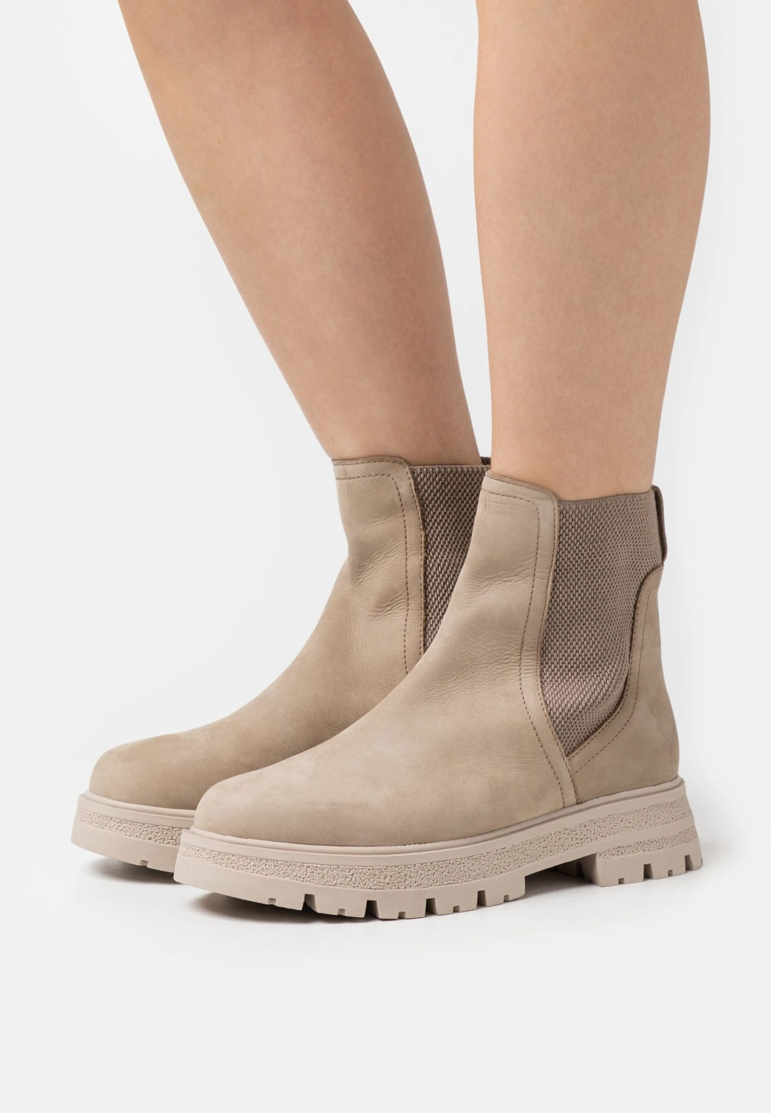 Marco Tozzi Bottines À Plateau - Taupe 1 Marco Tozzi Bottines À Plateau - Taupe