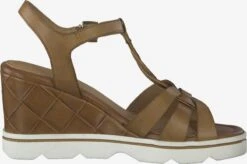 Marco Tozzi Sandales à Talons Sandales Femme Cognac -Chaussures Élégance Vente 71898f771e378de85e26437c3a4712ff