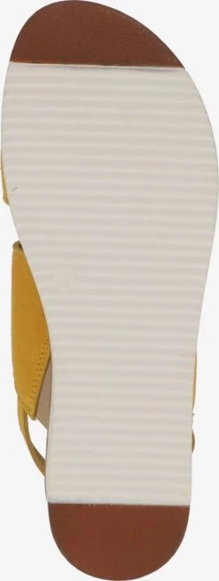 Marco Tozzi Sandales à Talons Sandales à Lanières Femme Jaune -Chaussures Élégance Vente 74757a163e1b86ea46af7476ddc8f9b7