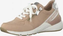 Marco Tozzi Sneakers Baskets Basses Femme Beige Foncé