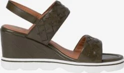 Marco Tozzi Sandales à Talons Sandales Femme Vert Foncé -Chaussures Élégance Vente 7b3a71adf9e82b79cca619d09a96aaa1