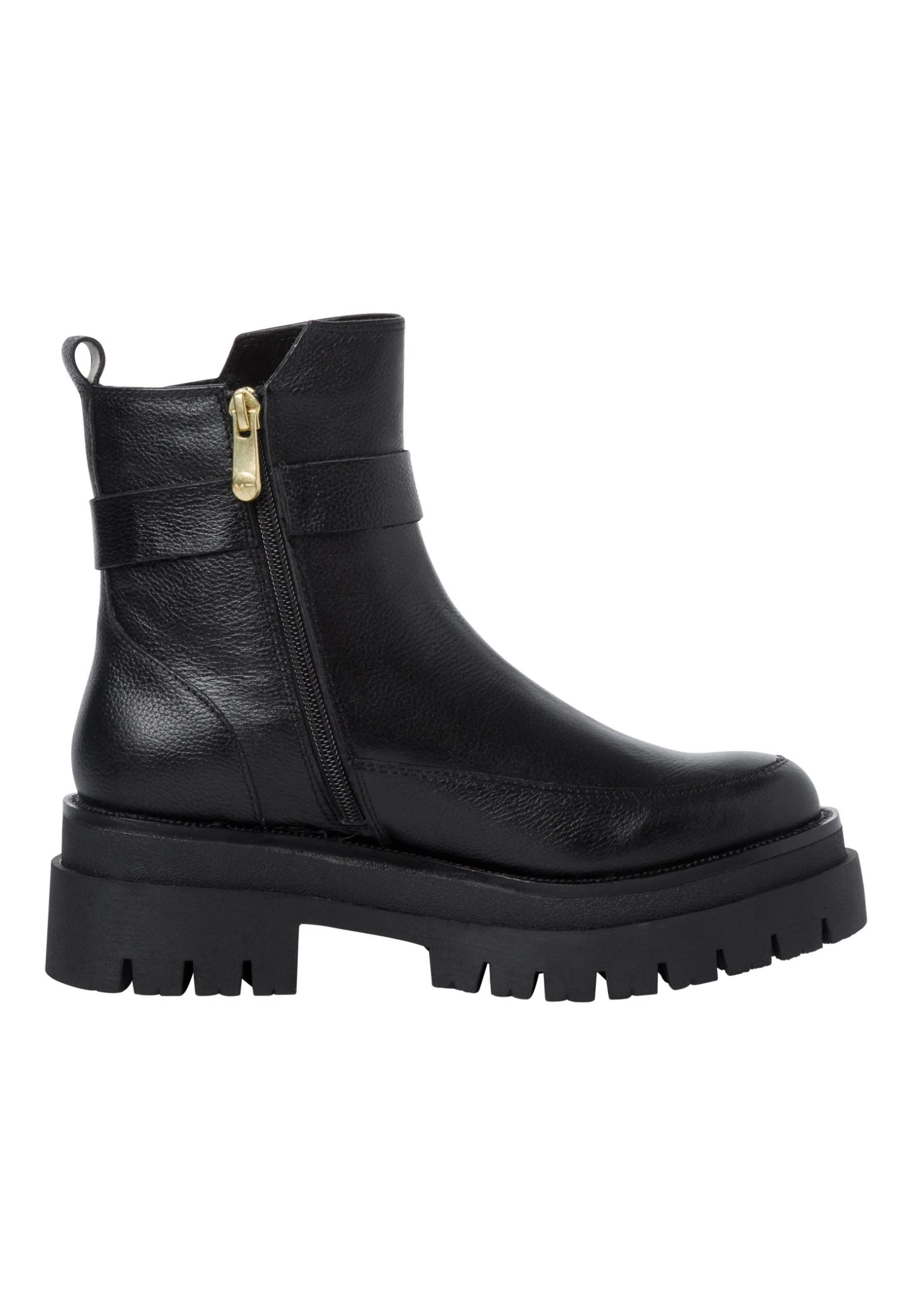 Marco Tozzi Bottines À Plateau - Black Gold 5 Marco Tozzi Bottines À Plateau - Black Gold – Image 5