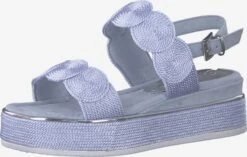 Marco Tozzi Sandales à Talons Sandales Femme Bleu Clair