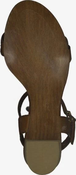 Marco Tozzi Sandales à Talons Sandales à Lanières Femme Marron -Chaussures Élégance Vente 83fe6a7e0c084852cfb55384b17503b3