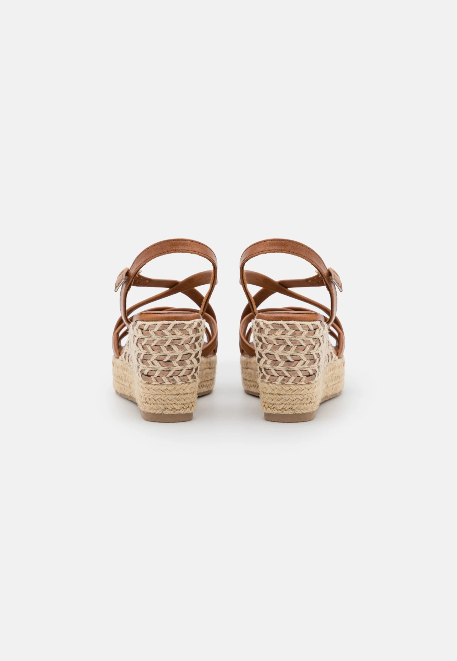 Marco Tozzi Sandales Compensées - Cognac 4 Marco Tozzi Sandales Compensées - Cognac – Image 4