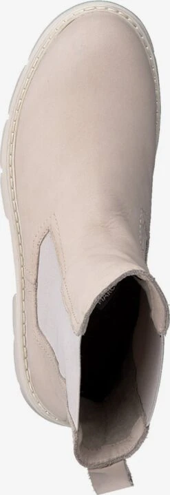 Marco Tozzi Bottines Chelsea Boots Femme Beige / Crème -Chaussures Élégance Vente 870f15e26476ed1f55d8e3cb9634a136
