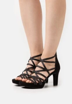 Marco Tozzi Sandales À Plateforme - Black