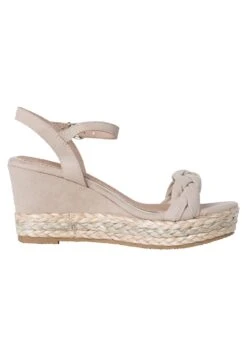 Marco Tozzi Sandales Compensées - Dune -Chaussures Élégance Vente 8942535fe1fb4161a31d614021b4d37f