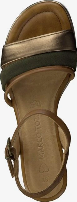 Marco Tozzi Sandales à Talons Sandales Femme Kaki -Chaussures Élégance Vente 8a24ad891e5be47e2d5c01a16d8849f0