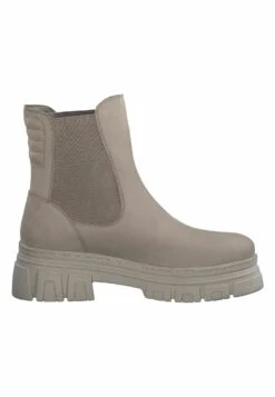 Marco Tozzi Bottines À Plateau - Taupe Nubuck -Chaussures Élégance Vente 8b1587a87eaa45f097b725455aa285b3