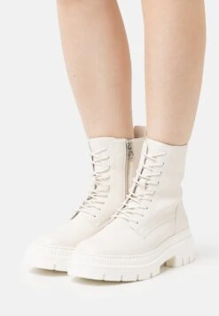 Marco Tozzi Bottines À Lacets - Cream