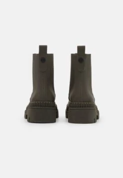 Marco Tozzi Bottines À Plateau - Khaki -Chaussures Élégance Vente 90192c3208004bffb84b463d5841b37d