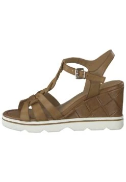 Marco Tozzi Sandales À Plateforme - Cognac Antic