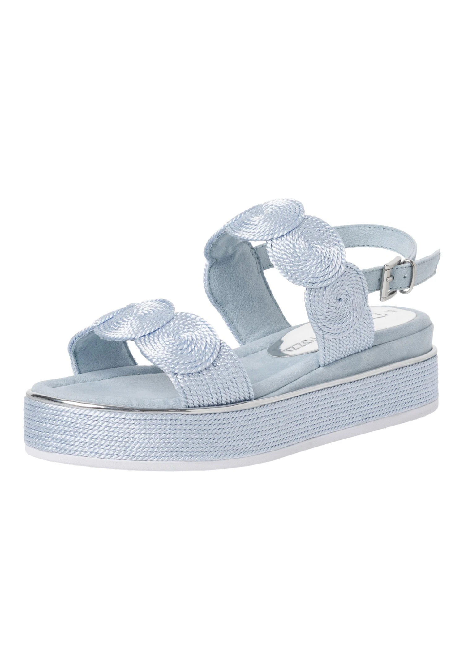 Marco Tozzi Sandales À Plateforme - Lt Blue Met 2 Marco Tozzi Sandales À Plateforme - Lt Blue Met – Image 2