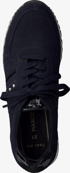 Marco Tozzi Baskets Running Baskets Basses Femme Bleu Nuit -Chaussures Élégance Vente 980ef06199e772eb1dd498118acd8c65