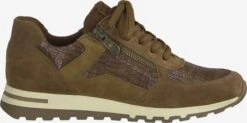 Marco Tozzi Baskets Tendances Baskets Basses Femme Olive -Chaussures Élégance Vente 9f02e1545e449fd4ac1111f03fa097f4