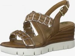 Sandales à Talons Sandales à Lanières Femme Brocart