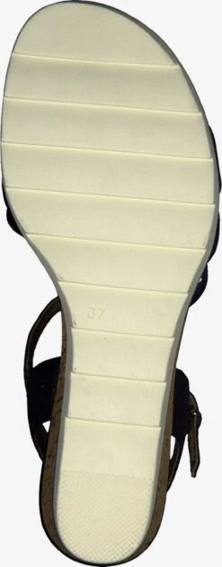 Marco Tozzi Sandales à Talons Sandales à Lanières Femme Noir -Chaussures Élégance Vente a126a3accc20214ab56620af74a633a5