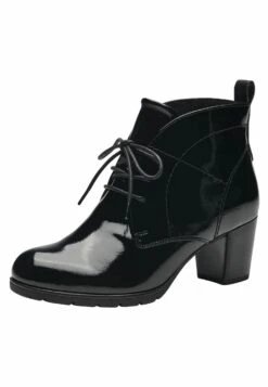 Marco Tozzi Bottines À Lacets - Black Patent -Chaussures Élégance Vente a1272d43b95b4dd0a8aab61bb227ccb0