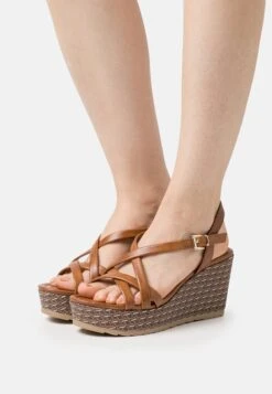 Marco Tozzi Sandales À Talons Hauts - Cognac