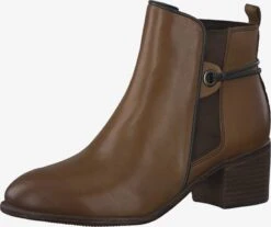 Marco Tozzi Bottines Chelsea Boots Femme Marron