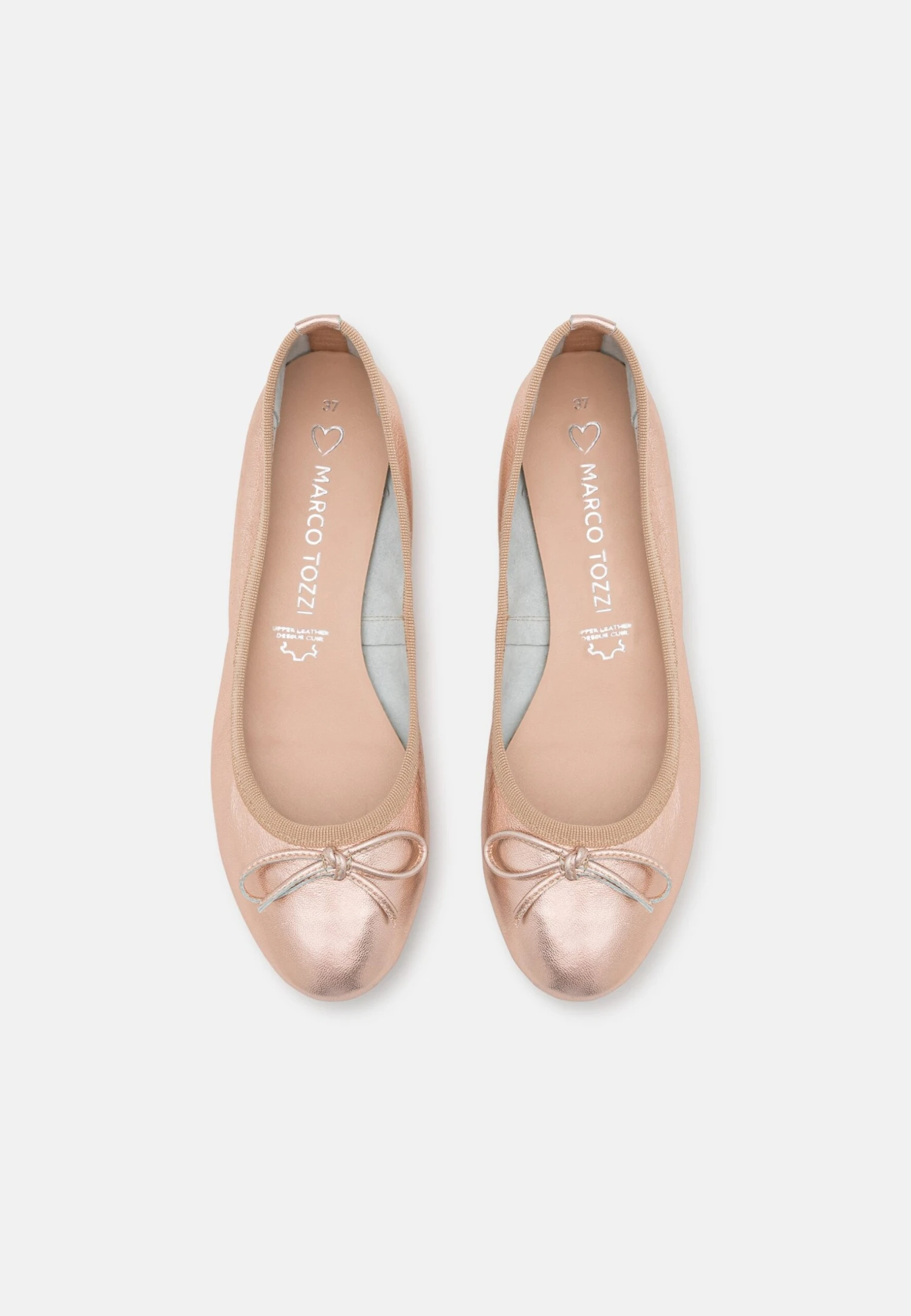 Marco Tozzi Ballerines - Rose Metallic 6 Marco Tozzi Ballerines - Rose Metallic – Image 6