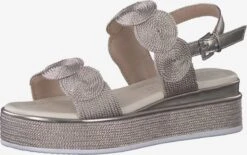 Marco Tozzi Sandales à Talons Sandales Femme Poudre