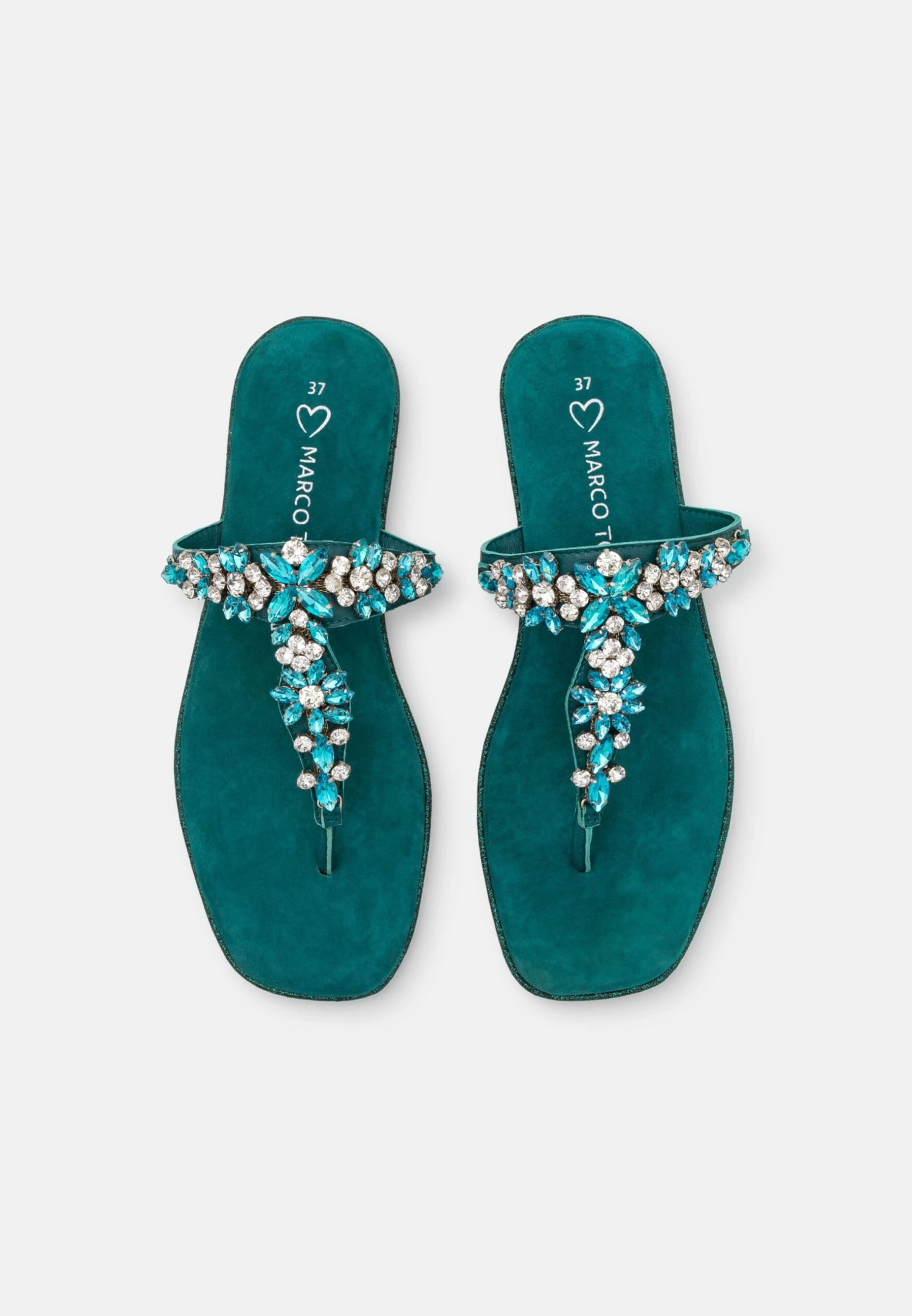 Marco Tozzi Tongs - Turquoise Comb 6 Marco Tozzi Tongs - Turquoise Comb – Image 6