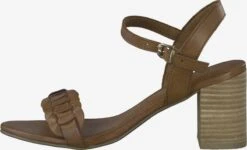 Marco Tozzi Sandales à Talons Sandales à Lanières Femme Marron -Chaussures Élégance Vente b233792723316db575ca2ec0932ab018