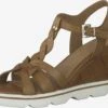 Marco Tozzi Sandales à Talons Sandales Femme Cognac