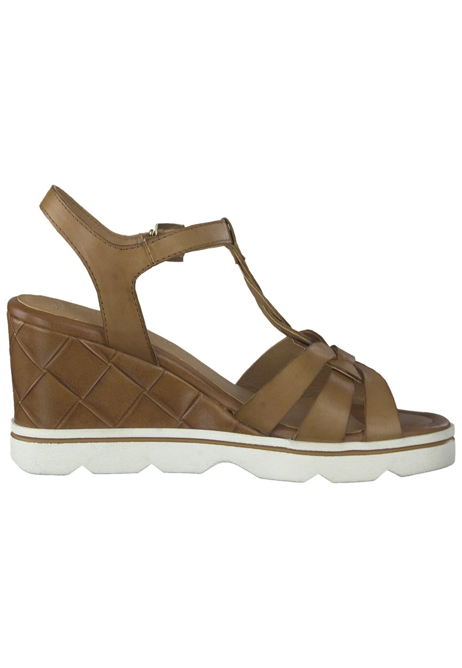 Marco Tozzi Sandales À Plateforme - Cognac Antic 4 Marco Tozzi Sandales À Plateforme - Cognac Antic – Image 4