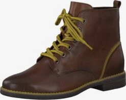 Marco Tozzi Bottines Bottines à Lacets Femme Marron Châtaigne