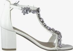 Marco Tozzi Sandales à Talons Sandales Femme Ivoire -Chaussures Élégance Vente bbd0728cfc852bcf4c1fdf5fa72f5ff9