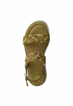 Marco Tozzi By Guido Maria Kretschmer - Sandales À Plateforme - Cognac Comb -Chaussures Élégance Vente bdb0226a9b654d47a25e30bd34b0d401