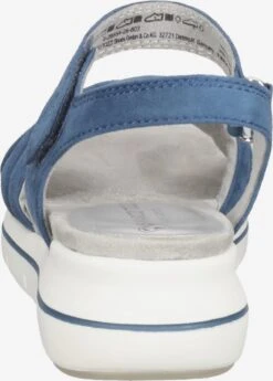 Marco Tozzi Sandales à Talons Sandales à Lanières Femme Bleu Fumé -Chaussures Élégance Vente c01d89c8d291c541cbfdfe32c71348c1