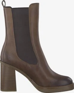 Bottines Chelsea Boots Femme Brun Foncé -Chaussures Élégance Vente c254478ab724922d9200ab086b0e3df1