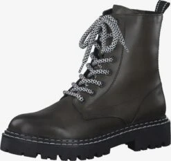 Marco Tozzi Bottines Bottines à Lacets Femme Vert Foncé