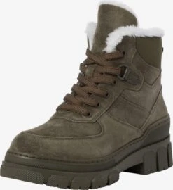 Marco Tozzi Bottines Bottines à Lacets Femme Kaki