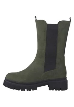 Marco Tozzi Bottes À Plateau - Khaki Comb