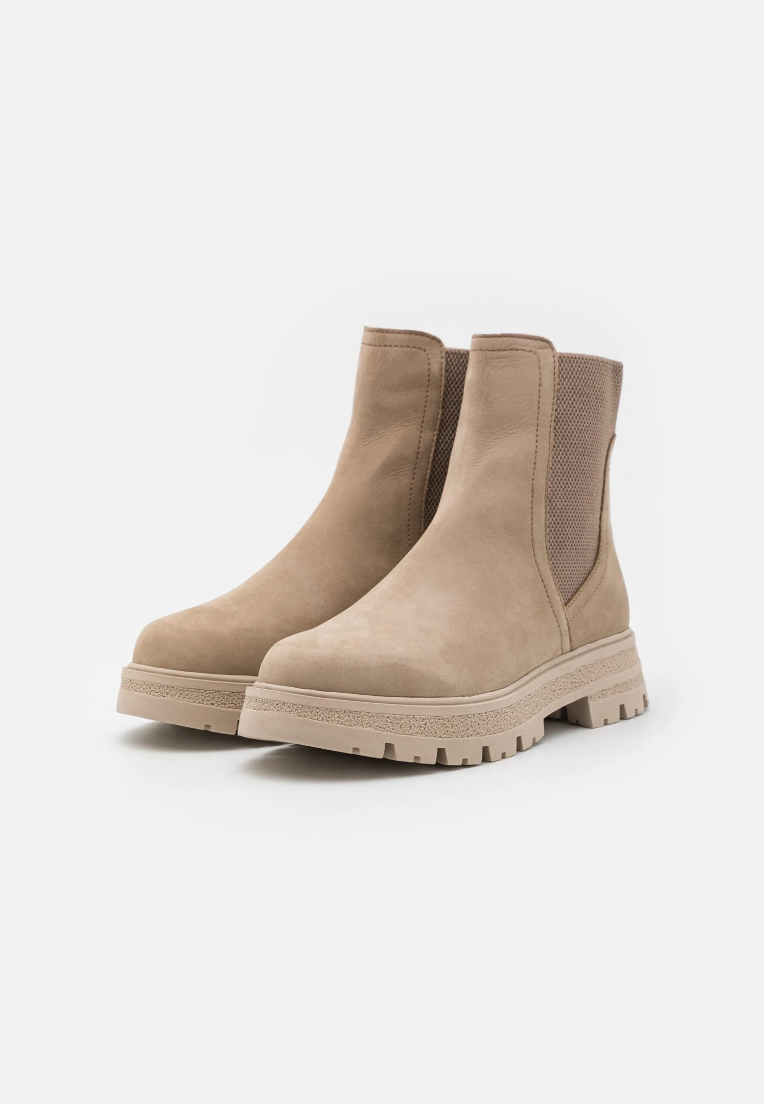 Marco Tozzi Bottines À Plateau - Taupe 3 Marco Tozzi Bottines À Plateau - Taupe – Image 3