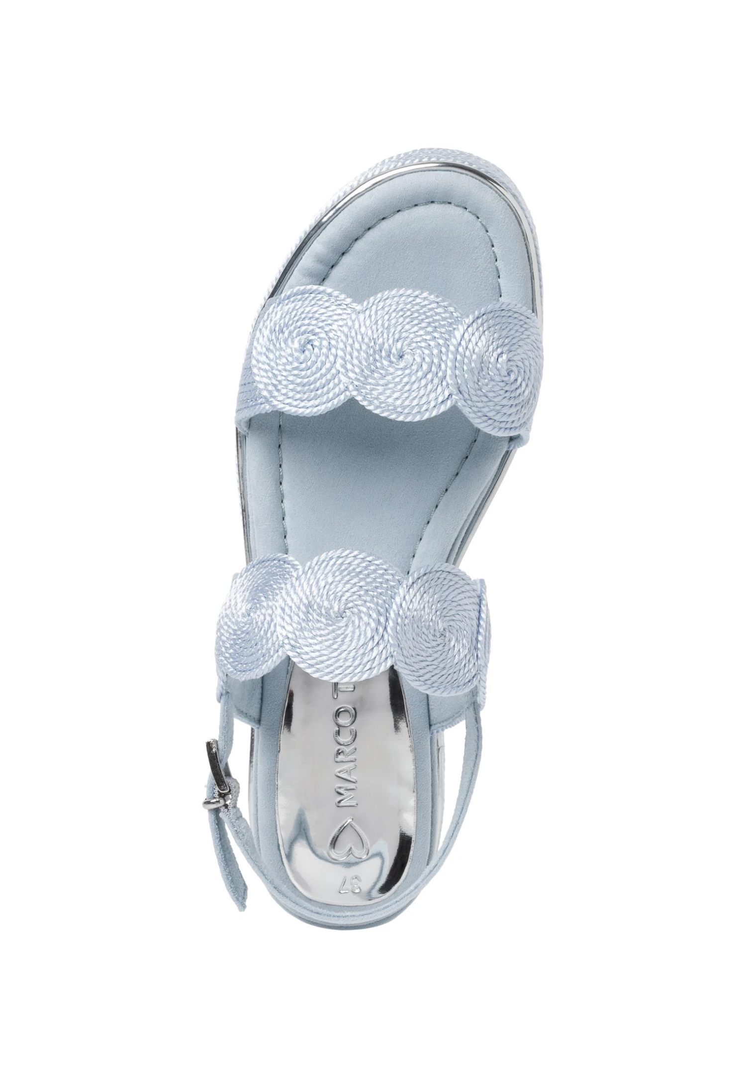 Marco Tozzi Sandales À Plateforme - Lt Blue Met 3 Marco Tozzi Sandales À Plateforme - Lt Blue Met – Image 3