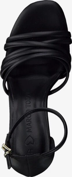 Marco Tozzi Sandales à Talons Sandales Femme Noir -Chaussures Élégance Vente d9a44eef555fb49acd6f8382179d01a2