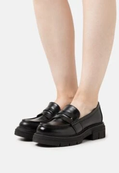 Marco Tozzi Mocassins - Black Brush