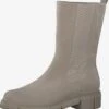 Marco Tozzi Bottines Chelsea Boots Femme Beige Chiné