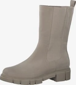 Marco Tozzi Bottines Chelsea Boots Femme Beige Chiné